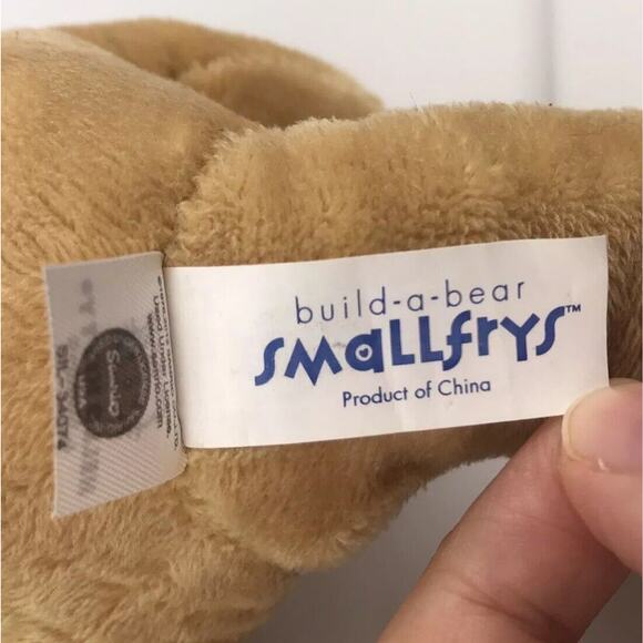 Hello Kitty Build-A-Bear Smallfry Plush 6.5" Sunkissed Tan Pink Rose 2012 Sanrio - Picture 10 of 12